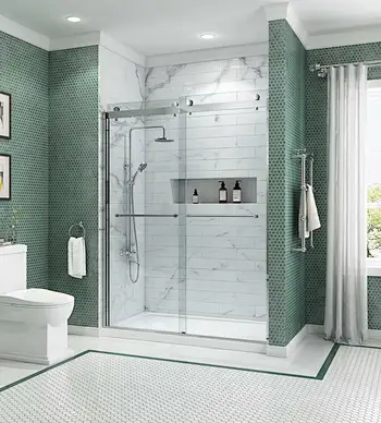 door shower